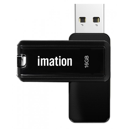 IMATION USB Flash Drive Nano II KR03020001, 16GB, USB 2.0, μαύρο