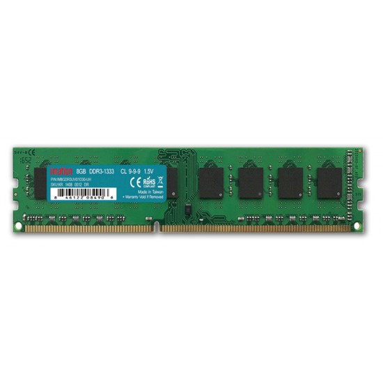 IMATION Μνήμη DDR3 UDIMM KR14080012DR, 8GB, 1333MHz, PC3-10600, CL9