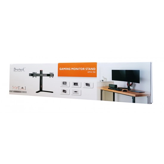 BRATECK pro gaming βάση οθόνης LDT32-T02, για 2 οθόνες 17"-27", 7kg