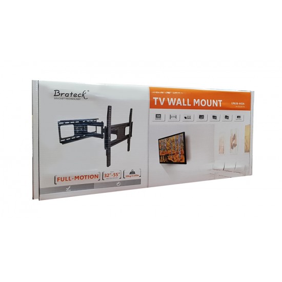 BRATECK βάση TV τοίχου με πλήρες κίνηση LPA36-443A , για 32-55", 50kg