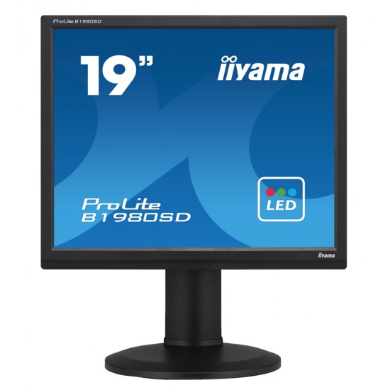 IIYAMA used οθόνη B1980SD LED, 19" 1280x1024px, VGA/DVI-D, με ηχεία, SQ