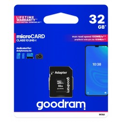 GOODRAM κάρτα μνήμης M1AA microSDHC UHS-1, 32GB, Class 10