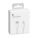 APPLE Καλώδιο USB Type-C σε Lightning, MK0X2AM-A (A1656), 1m, λευκό