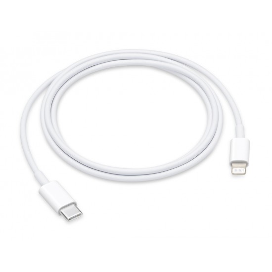 APPLE Καλώδιο USB Type-C σε Lightning, MK0X2AM-A (A1656), 1m, λευκό