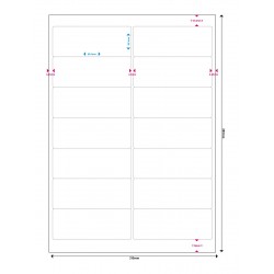 MEDIARANGE Ετικέτες πολλαπλών χρήσεων MRINK146, 99.1x38.1mm, 700τμχ