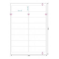 MEDIARANGE Ετικέτες πολλαπλών χρήσεων MRINK147, 99.1x33.9mm, 800τμχ
