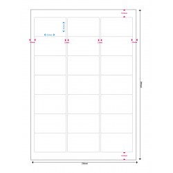 MEDIARANGE Ετικέτες πολλαπλών χρήσεων MRINK148, 63.5x38.1mm, 1050τμχ
