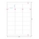 MEDIARANGE Ετικέτες πολλαπλών χρήσεων MRINK148, 63.5x38.1mm, 1050τμχ