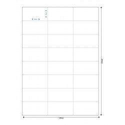 MEDIARANGE Ετικέτες πολλαπλών χρήσεων MRINK149, 70x37mm, 1200τμχ