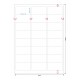 MEDIARANGE Ετικέτες πολλαπλών χρήσεων MRINK150, 63.5x33.9mm, 1200τμχ