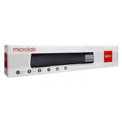 MICROLAB Soundbar ηχείο MS212, bluetooth/SD Card/USB/FM, μαύρο