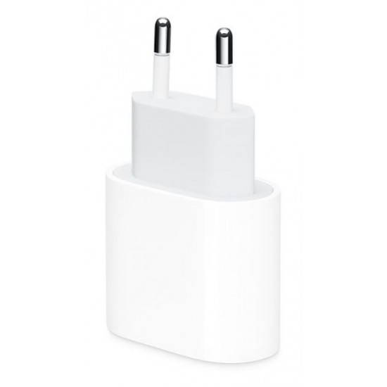 APPLE Φορτιστής τοίχου MU7V2ZM-A, USB Type-C, 18W, λευκός