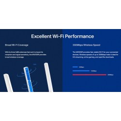 MERCUSYS Wireless N Router MW305R, 300Mbps, 4x 10/100Mbps, Ver. 2