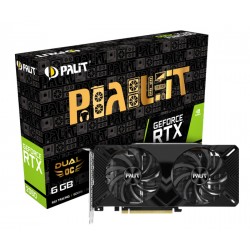 PALIT VGA GeForce RTX 2060 NE62060S18J9-1160A, GDDR6 6GB, Dual OC