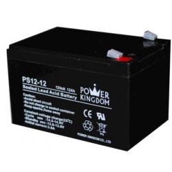 POWER KINGDOM μπαταρία μολύβδου PS12-12, 12Volt 12Ah