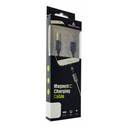 POWERTECH Καλώδιο USB 2.0 Μαγνητικό, χωρίς αντάπτορα, 1m, Black
