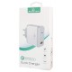 POWERTECH Φορτιστής Τοίχου PT-709, 1x USB, 18W, 3A, QC 3.0, λευκό