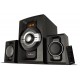 POWERTECH Ηχεία 2.1ch Bluetooth, 60W RMS, AUX/FM, τηλεχειριστήριο, μαύρα