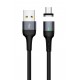 POWERTECH Καλώδιο USB 2.0 σε Micro PT-750, μαγνητικό, 1m, μαύρο