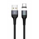 POWERTECH Καλώδιο USB 2.0 σε Type-C PT-752, μαγνητικό, 1m, μαύρο