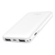 POWERTECH Power Bank PT-801 5000mAh, 3x USB Output, 2.1A, λευκό