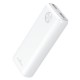 POWERTECH Power Bank PT-802 10000mAh, 2x USB Output, 2.1A, λευκό