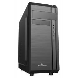 POWERTECH PC Case PT-849, 2x USB 2.0, 1x 80mm fan, με PSU 500W