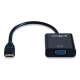 POWERTECH converter mini HDMI (M) σε VGA (F) PTH-026 με Audio, μαύρο
