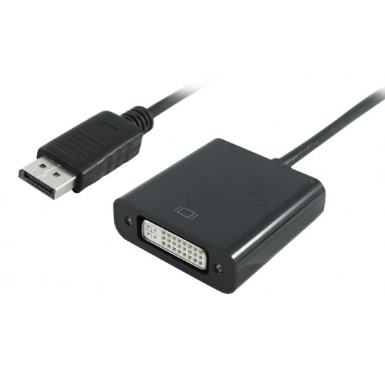 POWERTECH converter DisplayPort σε DVI (F) PTH-029, 1920x1200p, μαύρο