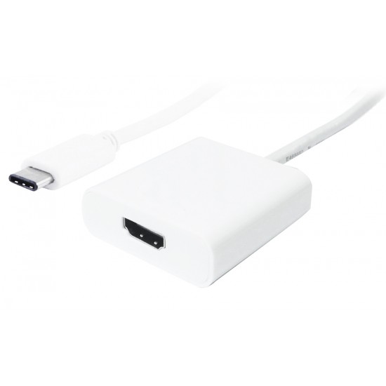 POWERTECH converter USB Type-C σε HDMI PTH-037, 4K, λευκό