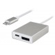 POWERTECH converter Type-C σε DisplayPort + Type-C + USB 3.0 PTH-040