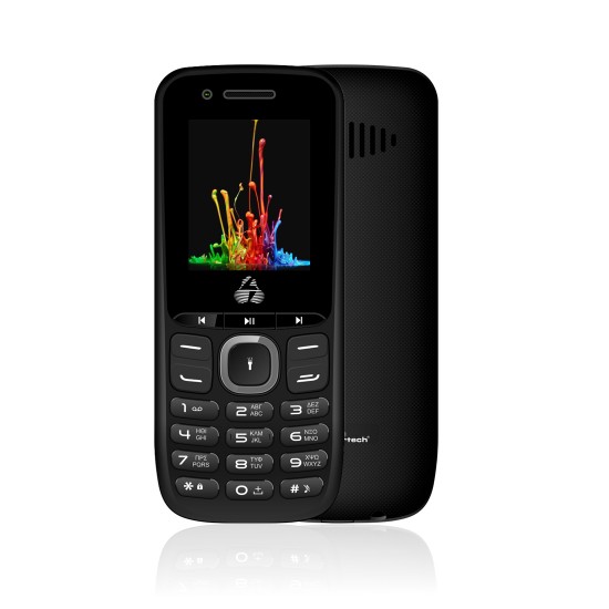 POWERTECH Κινητό Τηλέφωνο Milly Small PTM-14, Dual SIM, Multimedia μαύρο
