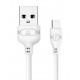 POWERTECH Καλώδιο USB σε Micro USB eco PTR-0055 copper, 1m , λευκό