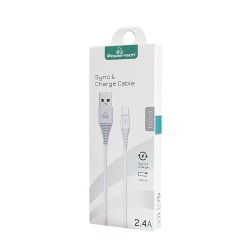 POWERTECH Καλώδιο USB σε Micro USB eco PTR-0057 copper, 1m , λευκό