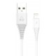 POWERTECH Καλώδιο USB σε Lightning eco PTR-0059 copper, 1m , λευκό
