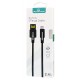 POWERTECH Καλώδιο USB σε Type-C dual ele PTR-0064 copper, 1m, μαύρο