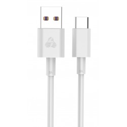 POWERTECH Καλώδιο USB σε Type-C PTR-0079, 5A, 5.0Gbps, 1m, λευκό