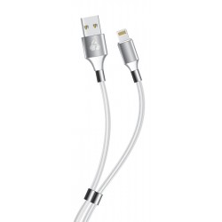 POWERTECH Καλώδιο USB σε Lightning easy PTR-0083, copper, 1m, λευκό