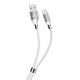 POWERTECH Καλώδιο USB σε USB Type-C easy PTR-0084, copper, 1m, λευκό