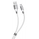 POWERTECH Καλώδιο USB σε Micro USB easy PTR-0085, copper, 1m, λευκό