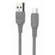 POWERTECH Καλώδιο USB σε Micro USB eco PTR-0090, copper, 1m, γκρι