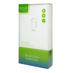 QCY bluetooth earphone QCY-Q12, BT V5.0, λευκό