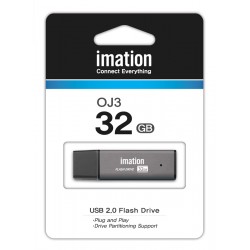 IMATION USB Flash Drive OJ3 RT02030032SV, 32GB, USB 2.0, ασημί