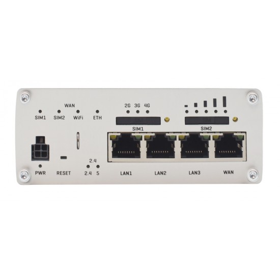 TELTONIKA Industrial cellular router RUTX11, 4G LTE Cat6, 4x GbE