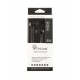 CELEBRAT Earphones με μικρόφωνο S-30, on/off, 10mm, 1.2m flat, μαύρα