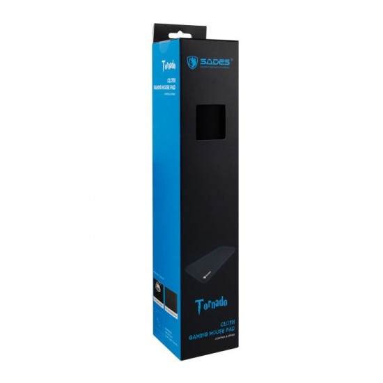 SADES Gaming Mouse Pad Tornado, Cloth, Rubber base, 850 x 330mm