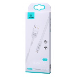 USAMS Καλώδιο USB σε Lightning US-SJ199, 1.2m, λευκό