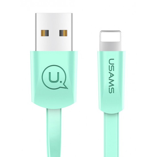 USAMS Καλώδιο USB σε Lightning US-SJ199, 1.2m, πράσινο
