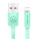 USAMS Καλώδιο USB σε Lightning US-SJ199, 1.2m, πράσινο