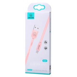 USAMS Καλώδιο USB σε Lightning US-SJ199, 1.2m, ροζ